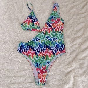 One Piece Swim- Multi Color